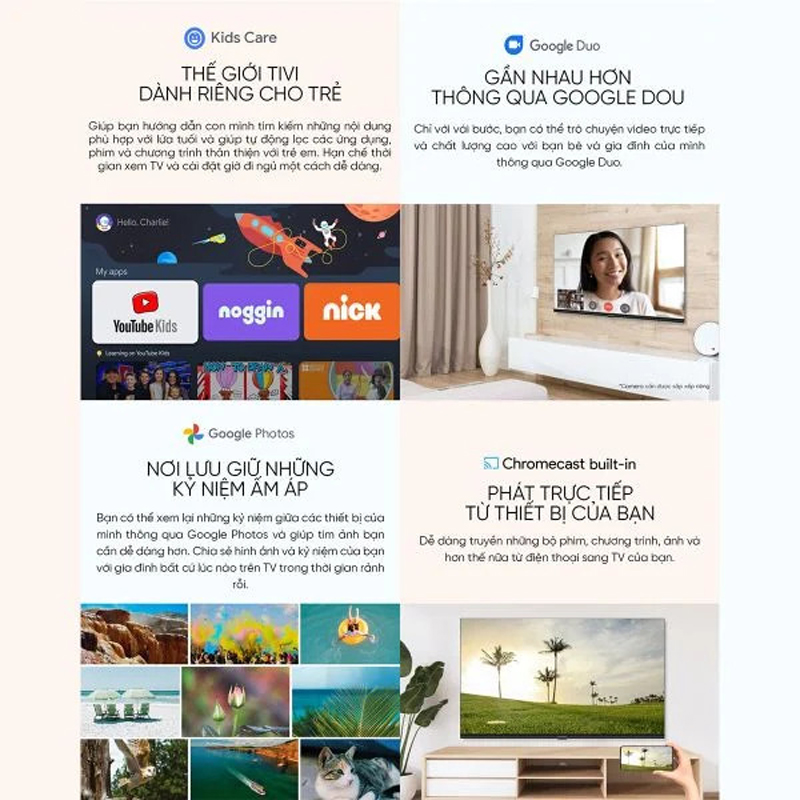 Google Tivi 32 inch Coocaa 32Z72 - Hàng chính hãng