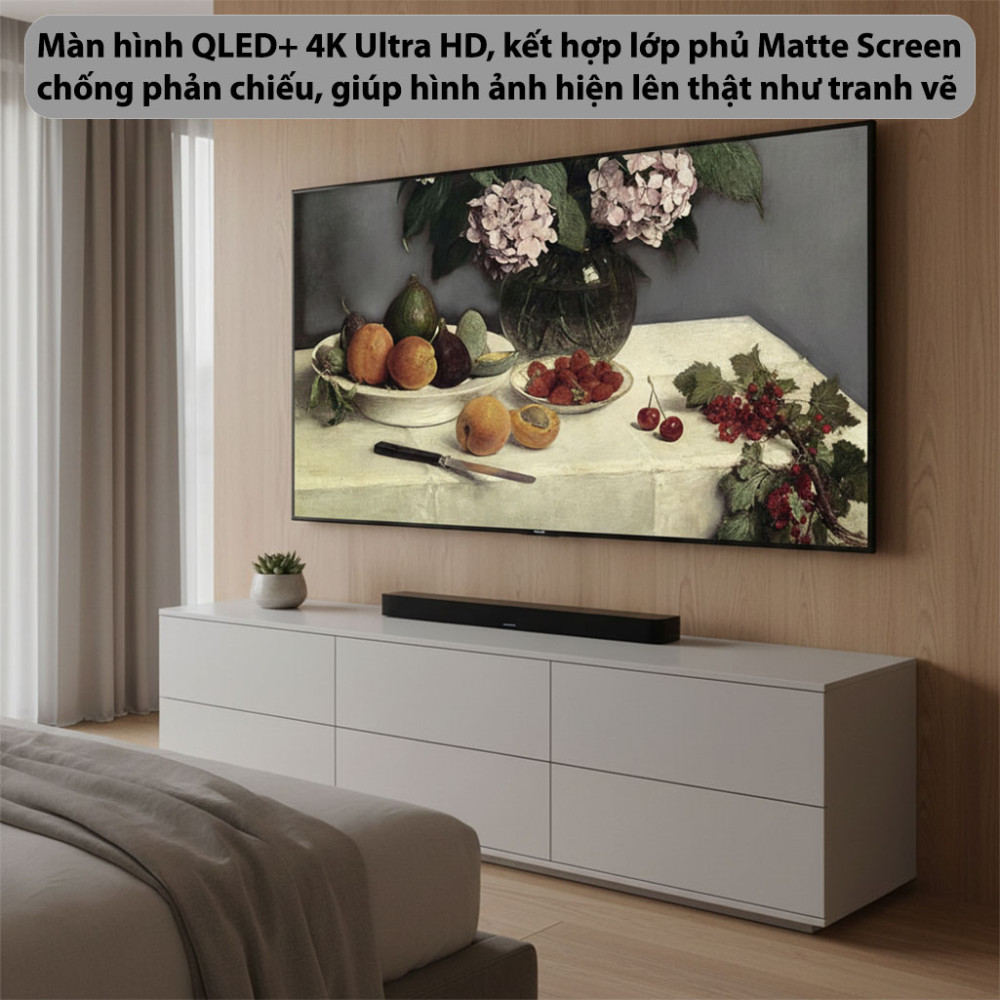 Google tivi khung tranh The Frame QLED Coocaa 4K 55 inch V-55L75 - Hàng chính hãng