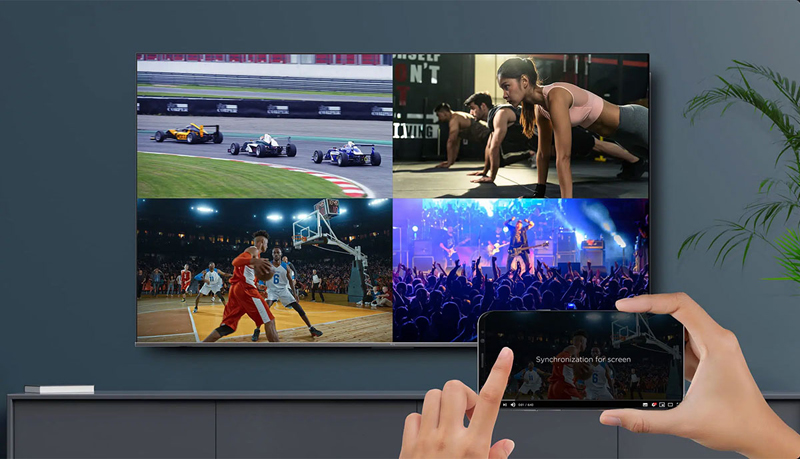 Google tivi TCL QD-Mini LED 4K 55 Inch 55C755 - Hàng chính hãng