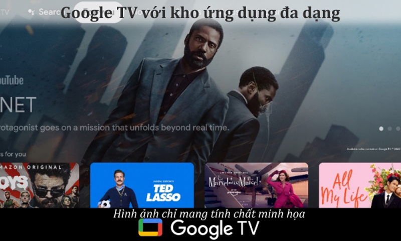 Google Tivi QLED TCL 4K 75 inch 75C655 - Hàng chính hãng