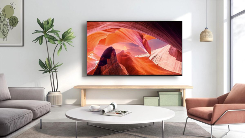 Google Tivi Sony 4K 55 inch KD-55X80L - Hàng chính hãng