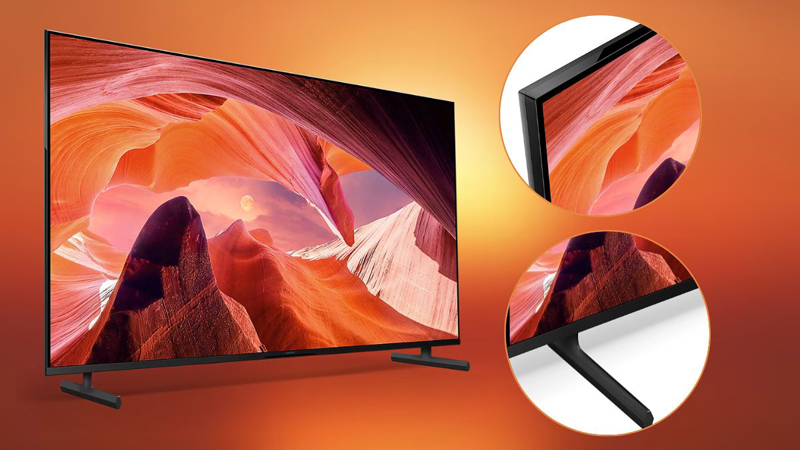 Google Tivi Sony 4K 55 inch KD-55X80L - Hàng chính hãng