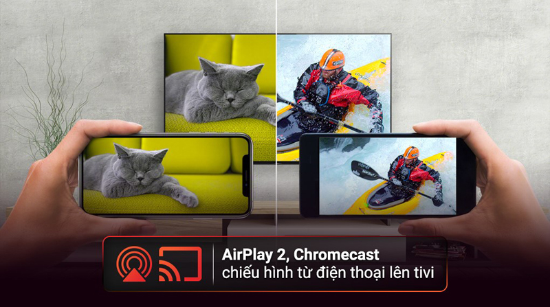 Google Tivi Sony 4K 55 inch KD-55X80L - Hàng chính hãng