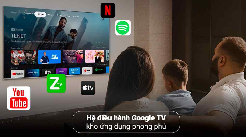 Android Tivi TCL 4K 55 inch 55P737 - Hàng chính hãng