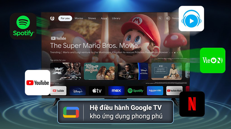 Google tivi qled Xiaomi A Pro 4K 65 inch L65MA-SSEA - Hàng chính hãng