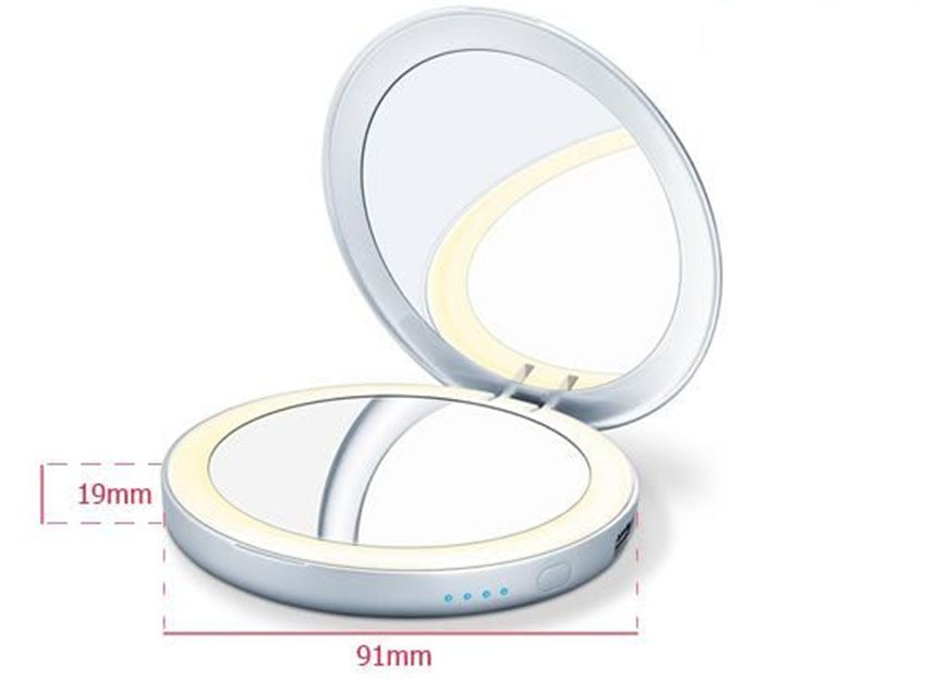 Gương trang điểm cầm tay Beurer BS39 - Hàng chính hãng