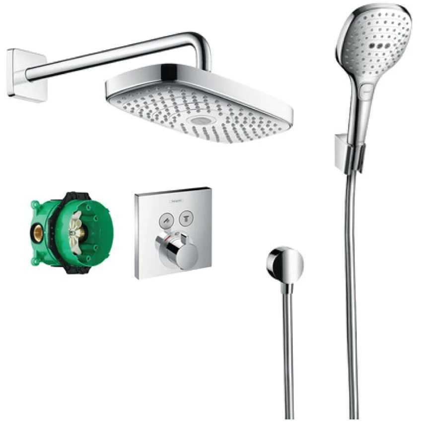Hệ thống sen âm tường Hafele Raindance Select E 300  - Hàng chính hãng