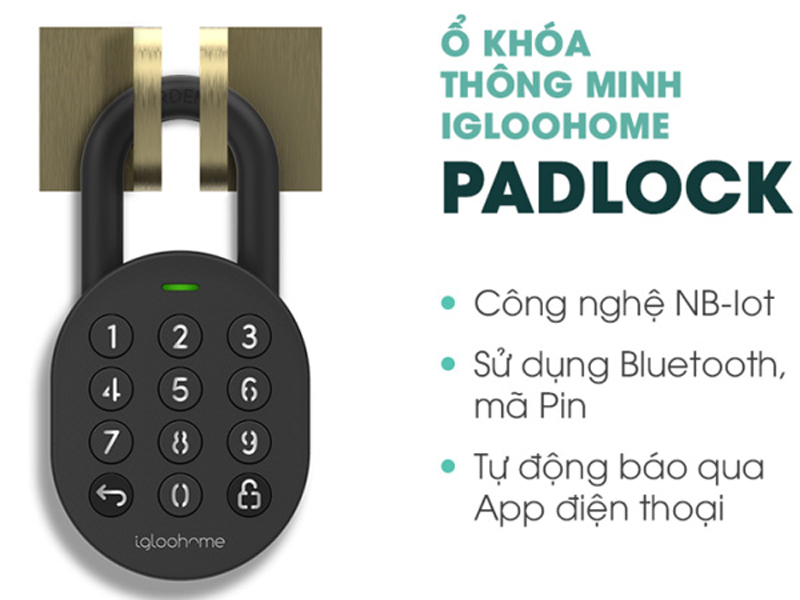 Ổ khóa thông minh Igloohome IGP1 - Hàng chính hãng