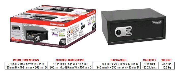 Két sắt Honeywell 5115 - Hàng chính hãng