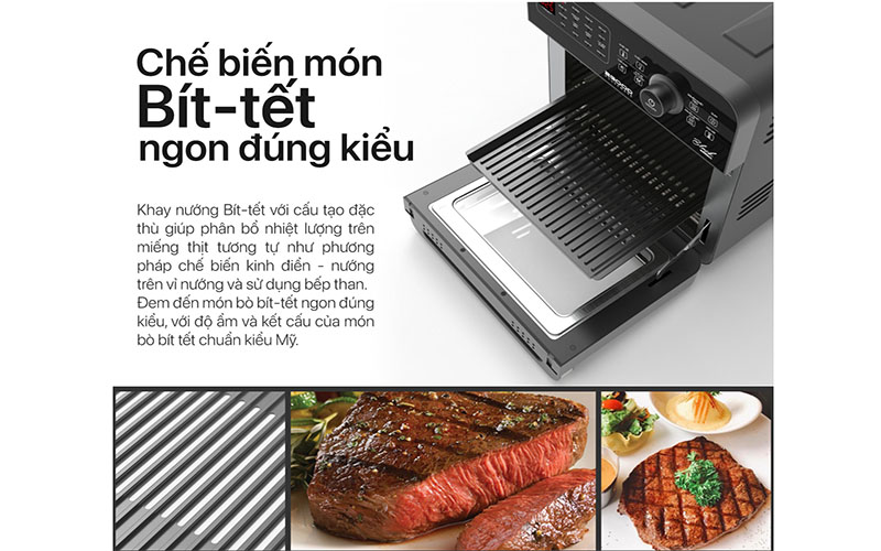 Khay nướng bít tết nồi chiên không dầu 2GOOD S19/S20 - Hàng chính hãng