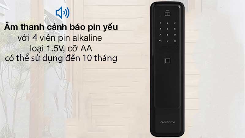 Khóa cửa điện tử thông minh Igloohome MP1F - Hàng chính hãng