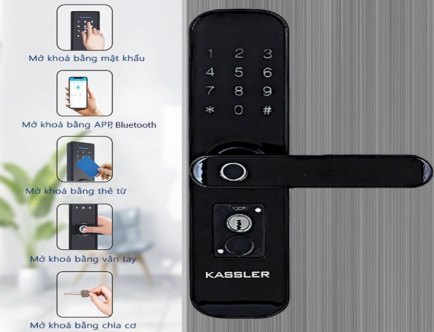 Khóa điện tử thông minh Kassler KL-668 - Hàng chính hãng
