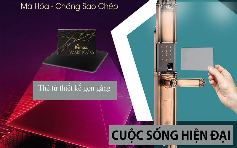 Khóa đại sảnh, biệt thự Demax SL821 - Hàng chính hãng