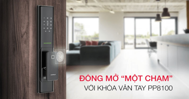 Khóa điện tử Hafele PP8100/ 912.05.697 - Hàng chính hãng