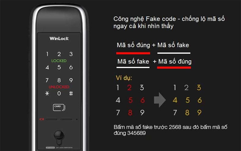 Khóa điện tử Winlock SM-7000K - Hàng chính hãng