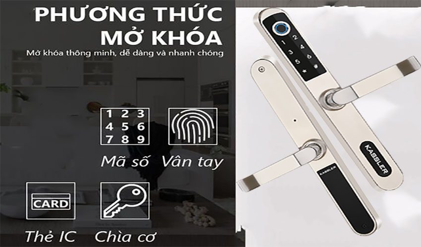 Khóa cửa điện tử thông minh Kassler KL-599I - Hàng chính hãng