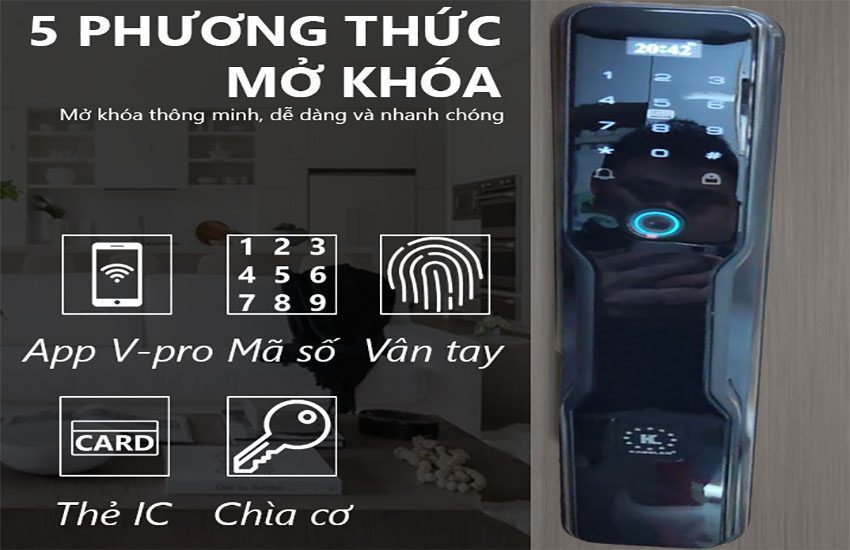 Khóa điện tử vân tay Kassler KL-868 - Hàng chính hãng