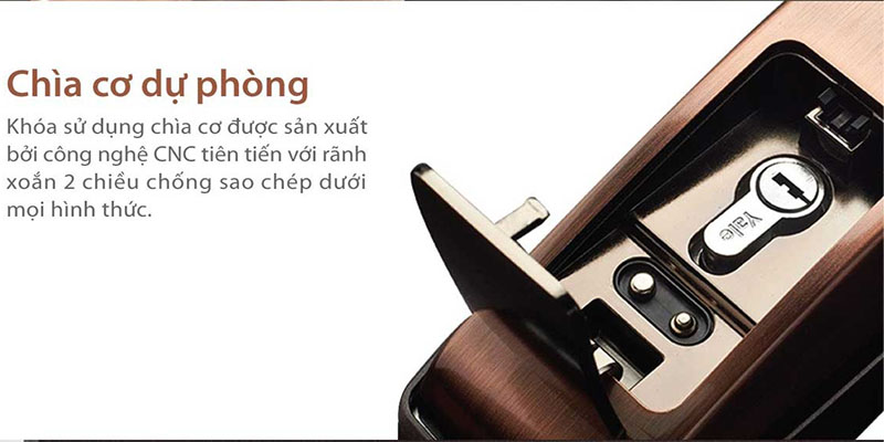 Khóa cửa vân tay điện tử Yale YMG40 - Hàng chính hãng
