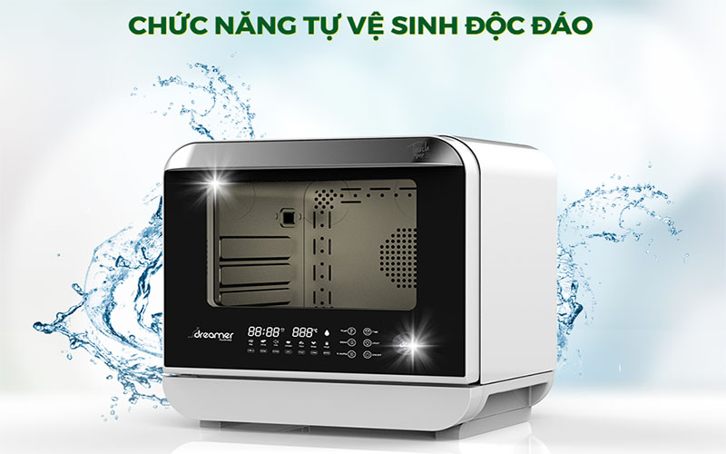 Lò chiên hơi nước Dreamer DKA-SAF118W - Hàng chính hãng