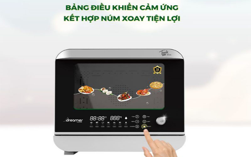 Lò chiên hơi nước Dreamer DKA-SAF118W - Hàng chính hãng