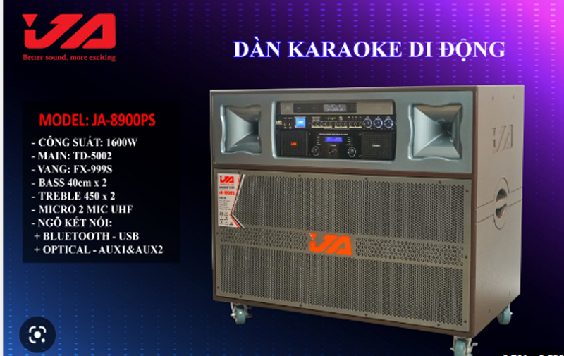 Loa kéo điện JA 8900PS - Hàng chính hãng