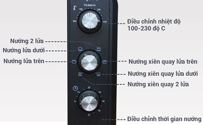 Lò nướng Aqua ATO-CRL9076 - Hàng chính hãng