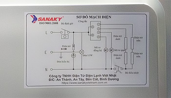 Lò nướng Sanaky VH-5099S2D - 2000W 50L - Hàng chính hãng
