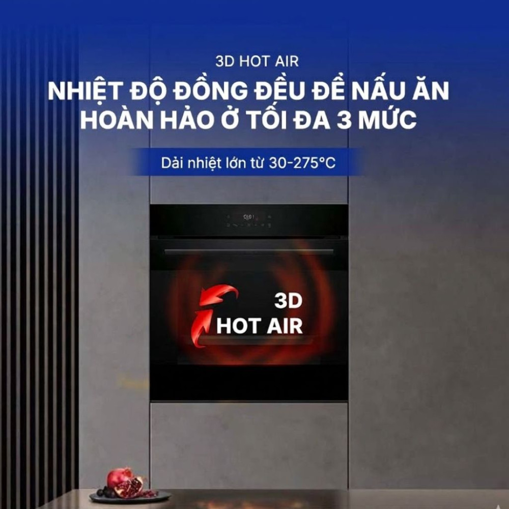 Lò nướng âm tủ Bosch HJG852YB0K 76 lít - Hàng chính hãng