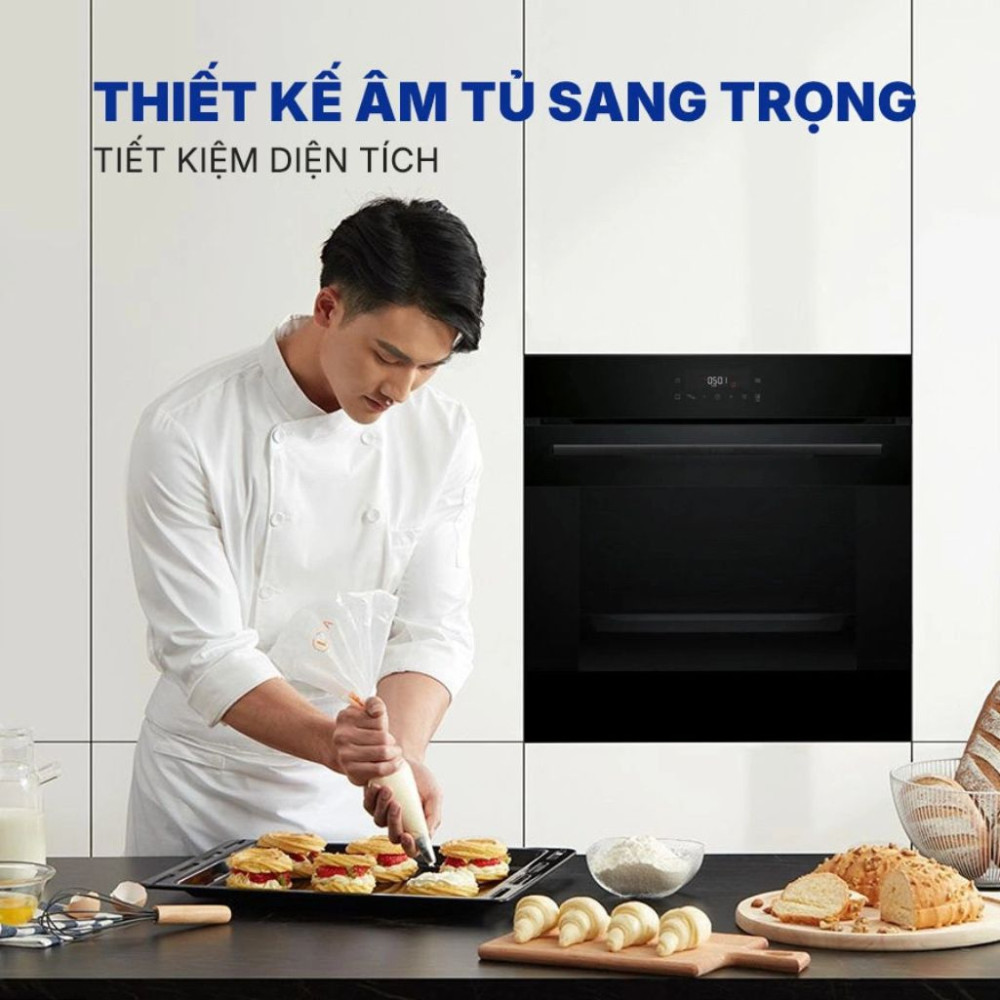 Lò nướng âm tủ Bosch HJG852YB0K 76 lít - Hàng chính hãng
