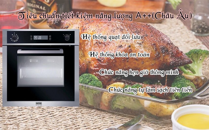 Lò nướng âm tủ Giovani GO-10356S - Hàng chính hãng