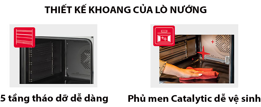 Lò nướng âm tủ Hafele HO-K60C 535.62.591 - Hàng chính hãng