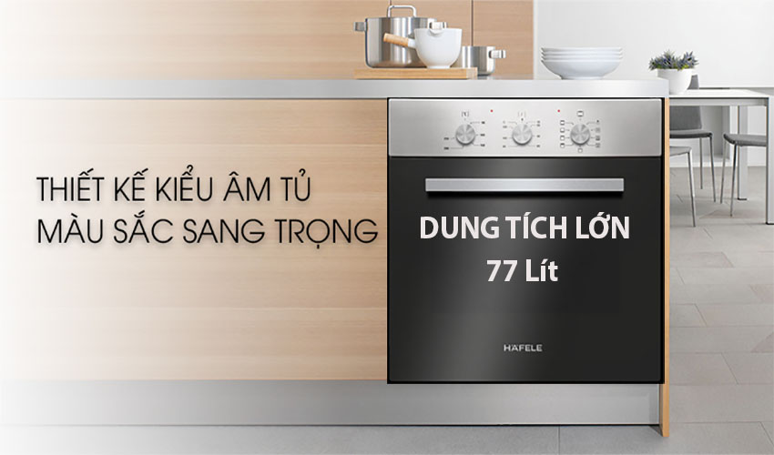 Lò nướng âm tủ Hafele HO-K60C 535.62.591 - Hàng chính hãng