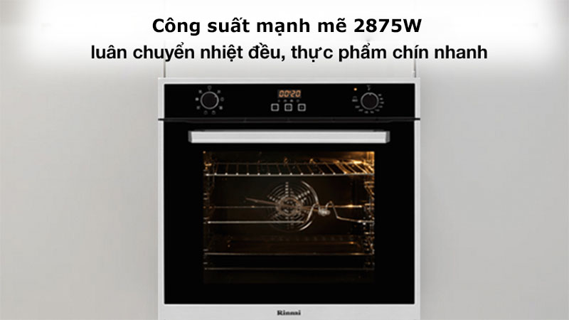 Lò nướng âm tủ Rinnai RO-E6208TA-EM - Hàng chính hãng
