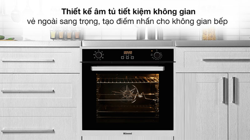 Lò nướng âm tủ Rinnai RO-E6208TA-EM - Hàng chính hãng