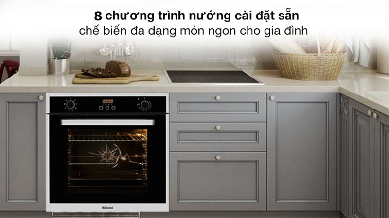Lò nướng âm tủ Rinnai RO-E6208TA-EM - Hàng chính hãng