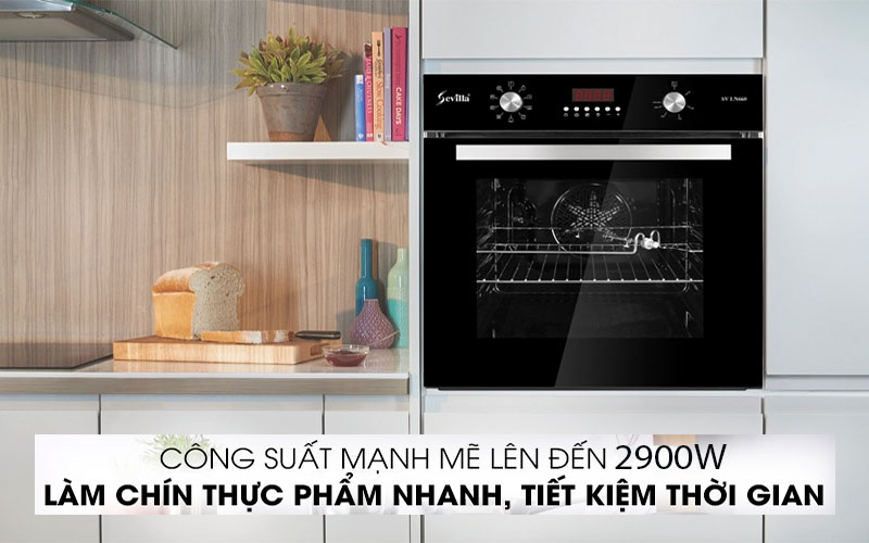 Lò nướng âm tủ Sevilla SV-LN660 - Hàng chính hãng