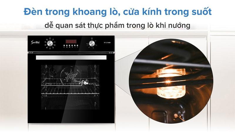 Lò nướng âm tủ Sevilla SV-LN660 - Hàng chính hãng