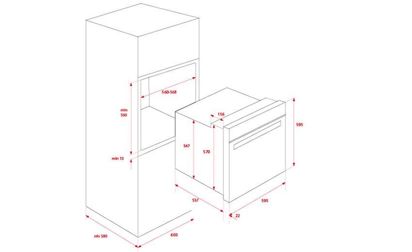 Lò nướng âm tủ Teka HSB-630 - Hàng chính hãng