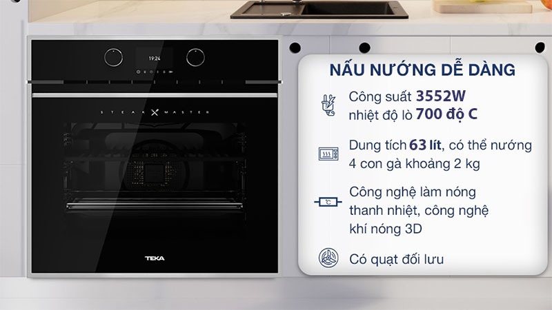 Lò nướng âm tủ Teka STEAK MASTER BK­SS - Hàng chính hãng