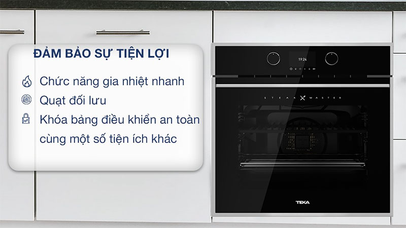 Lò nướng âm tủ Teka STEAK MASTER BK­SS - Hàng chính hãng