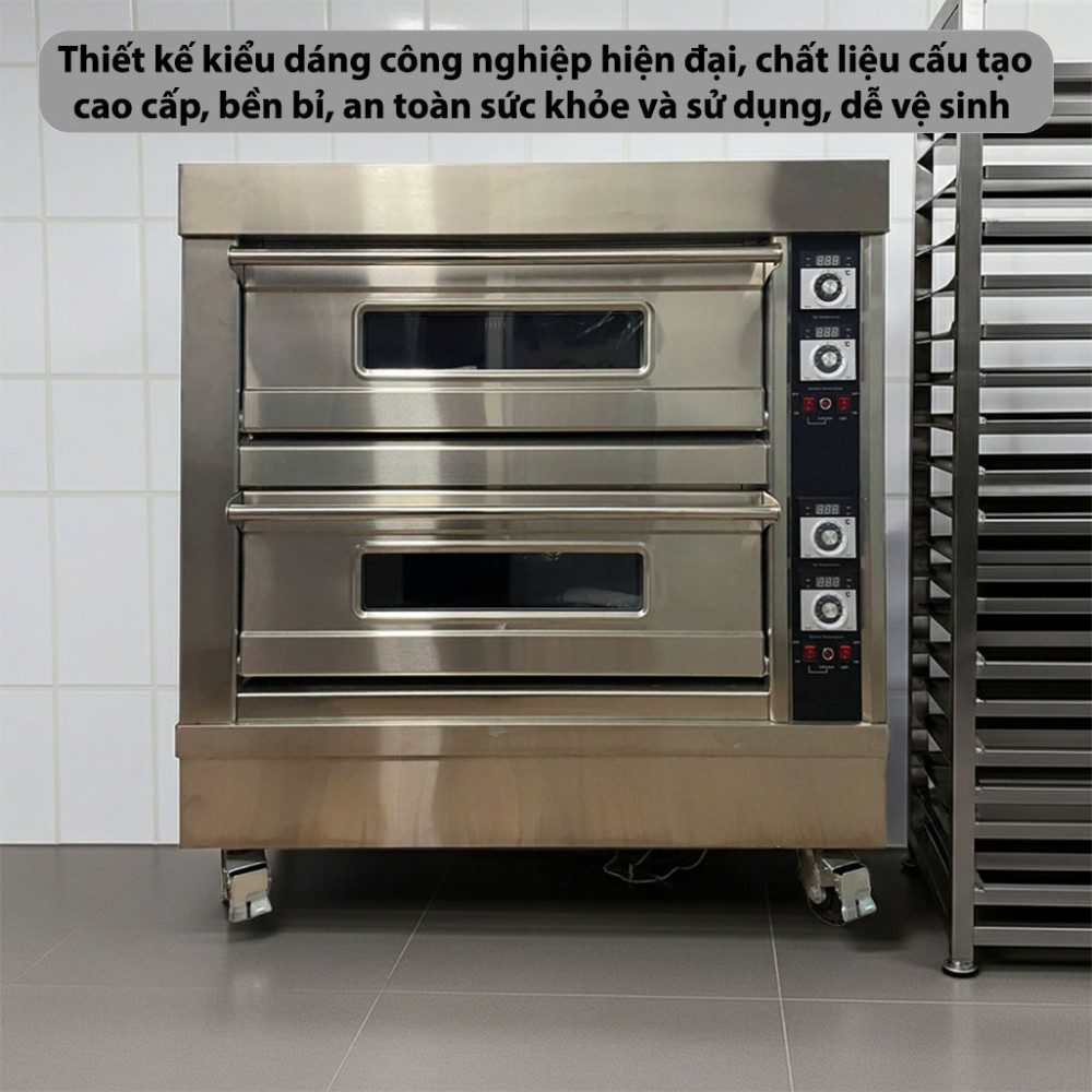 Lò nướng điện 2 tầng 4 khay CVSA WFC-204D - Hàng chính hãng