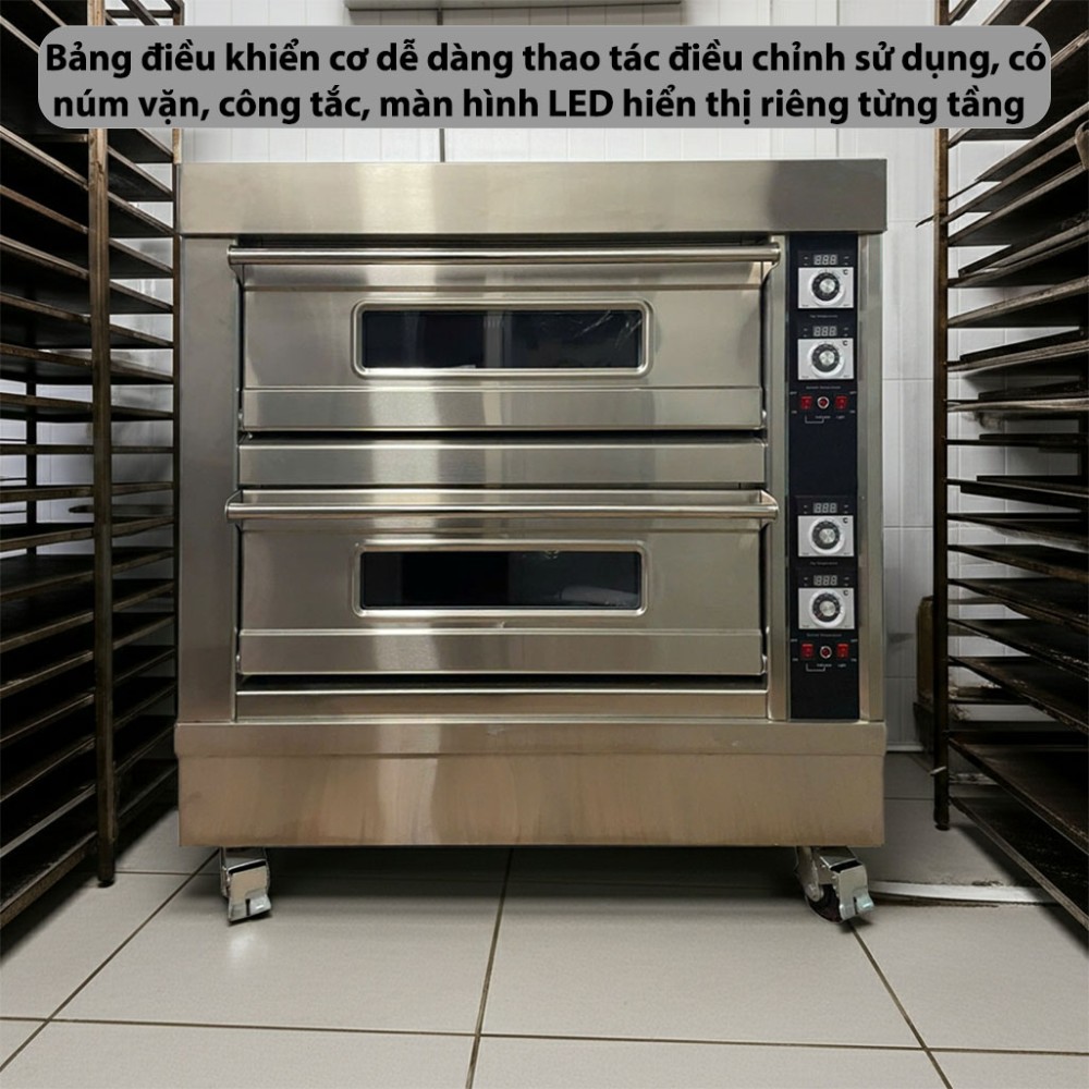 Lò nướng điện 2 tầng 4 khay CVSA WFC-204D - Hàng chính hãng