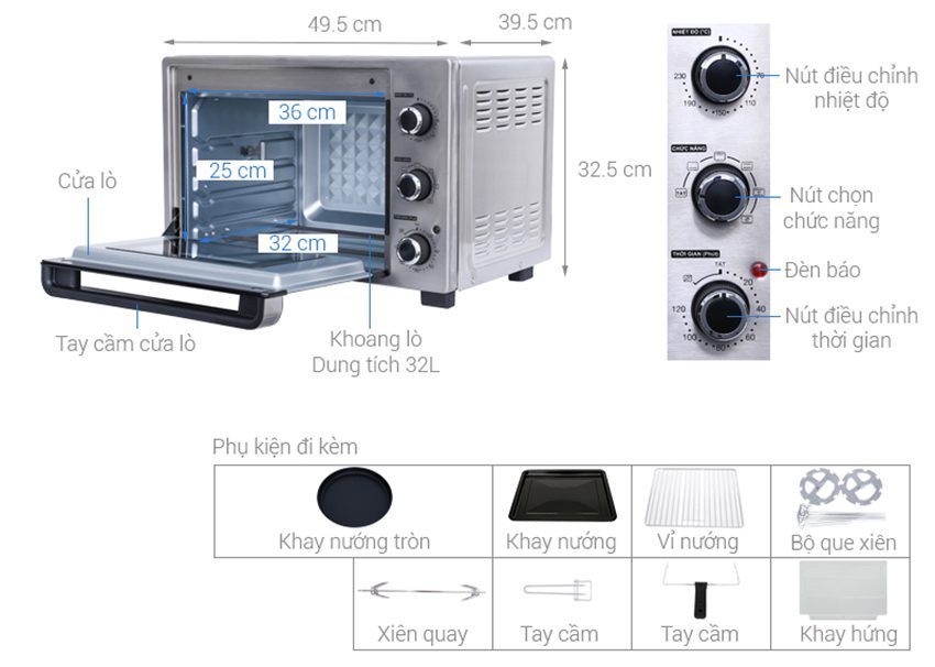 Lò nướng Sharp EO-A323RCSV-ST - Hàng chính hãng