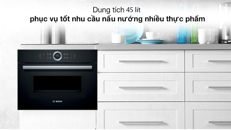 Lò nướng kèm vi sóng Bosch CMG633BB1 - Hàng chính hãng