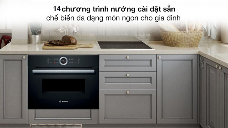 Lò nướng kèm vi sóng Bosch CMG633BB1 - Hàng chính hãng