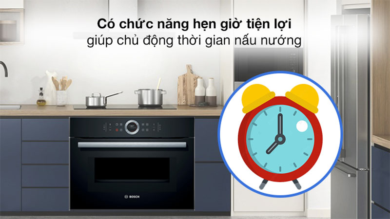 Lò nướng kèm vi sóng Bosch CMG633BB1 - Hàng chính hãng