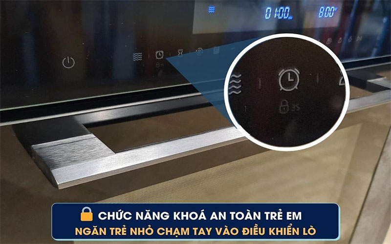 Lò nướng kết hợp vi sóng Malloca MOV-72 CB - Hàng chính hãng