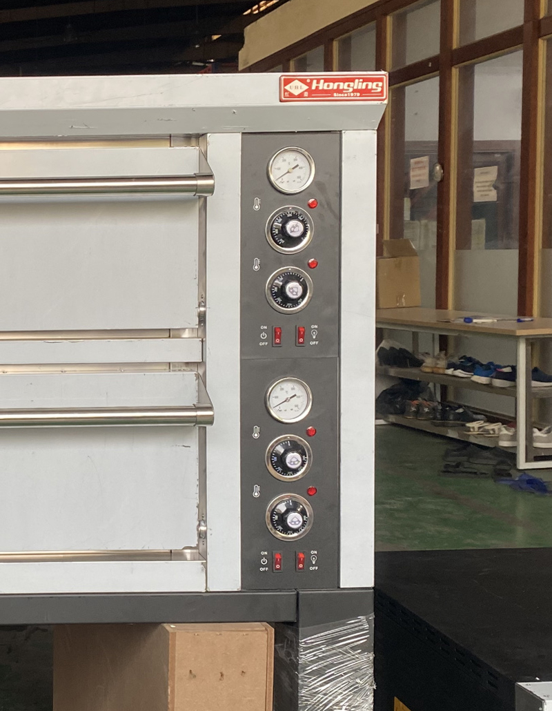Lò nướng pizza 2 tầng dùng gas Hongling PZG-602 - Hàng chính hãng