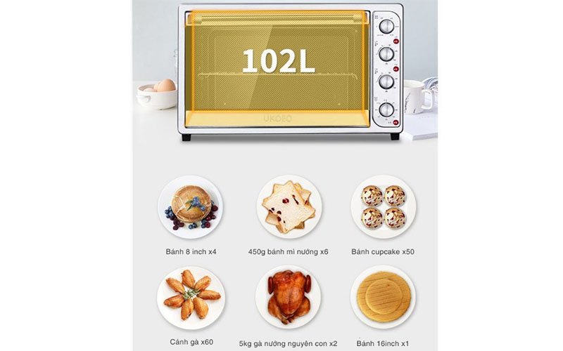 Lò nướng thùng Ukoeo HBD1021 - Hàng chính hãng