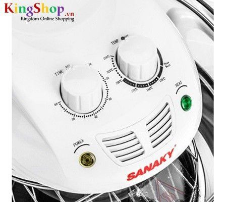 Lò nướng thủy tinh Sanaky VH-188T- Dung tích 15L - Hàng chính hãng